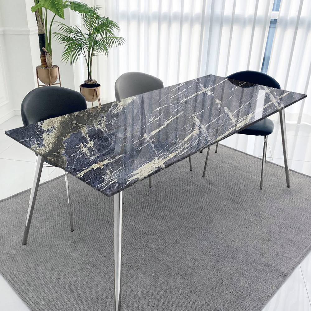 소달라이트 블루 엑스트라 프리미엄 천연 대리석 식탁 테이블